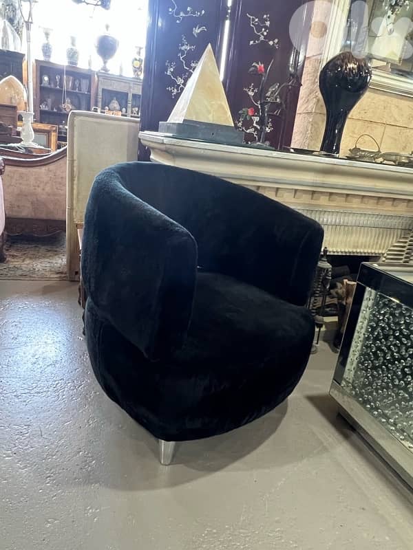 2 chairs with glass table 4