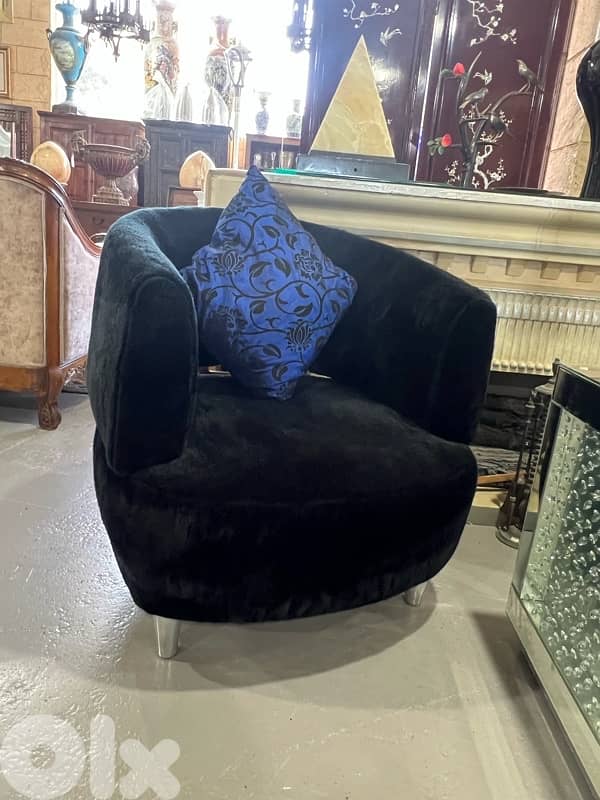 2 chairs with glass table 8