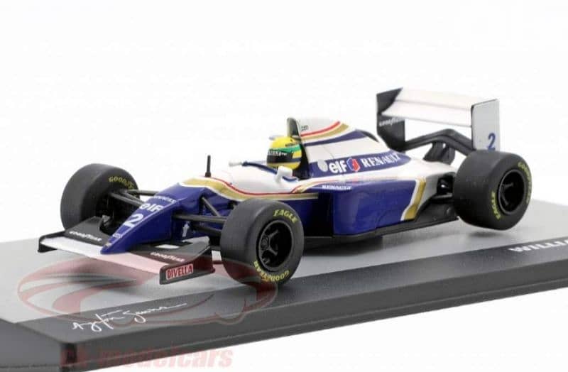 Ayrton Senna Williams FW16 (GP Brazil 1994) diecast car model 1;43. 1