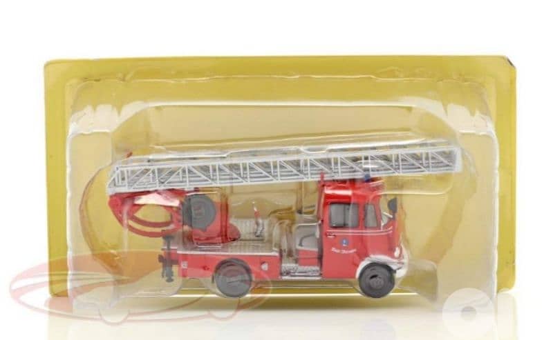 Mercedes L319 Fire Truck diecast car model 1;43. 6