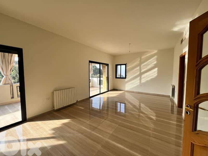200 Sqm | Super deluxe apartment for rent in Awkar|Mountain view 0