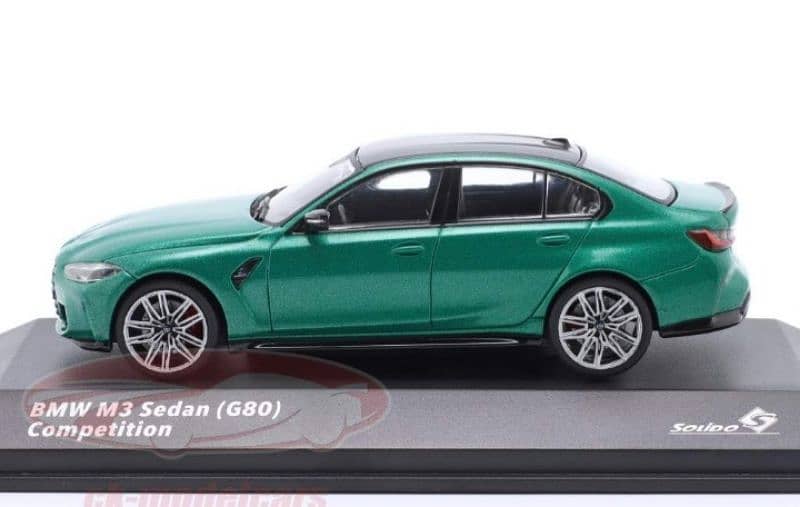 BMW M3 Sedan G80 Competition diecast car model 1;43 2