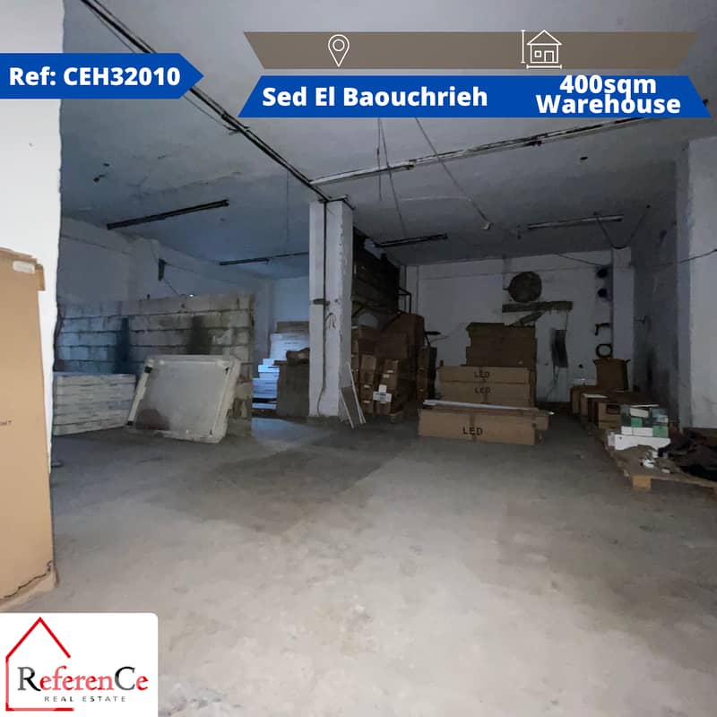 Prime factory for rent in Sed El Baouchrieh معمل للإيجار بسد البوشرية 0