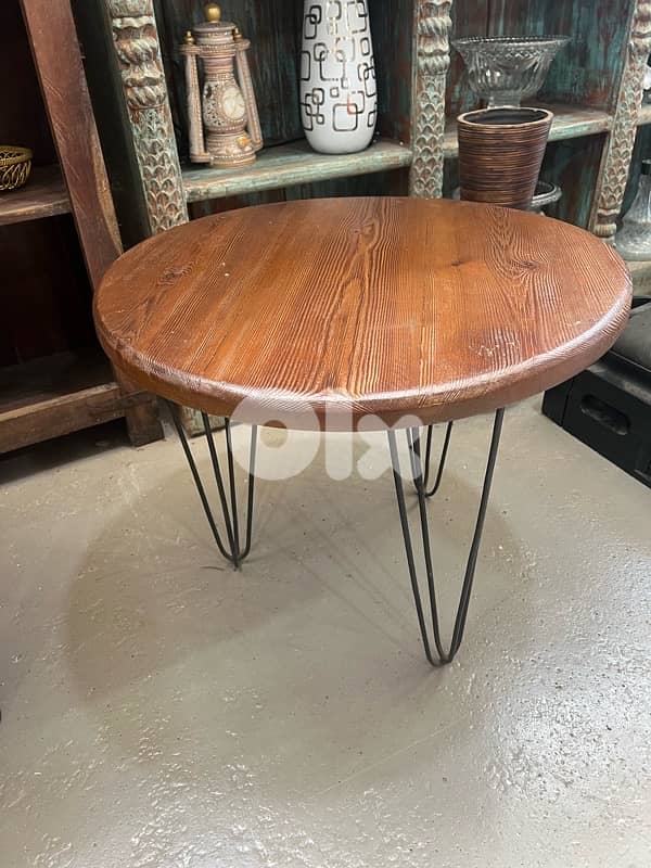 table top wood and base ferfoge 1