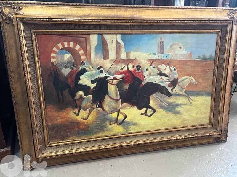 oil painting portraits wood cader 0