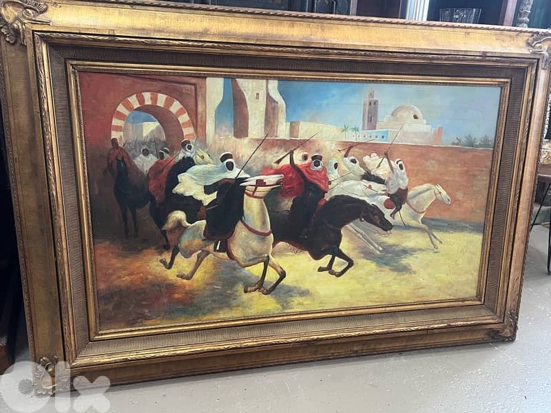 oil painting portraits wood cader 1