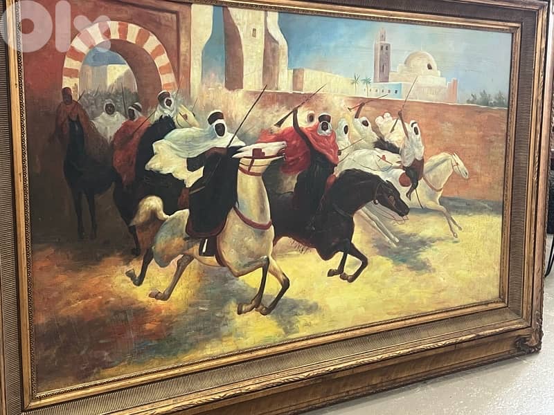 oil painting portraits wood cader 2