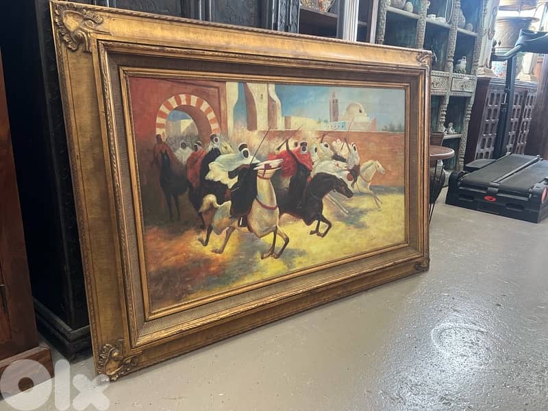 oil painting portraits wood cader 4