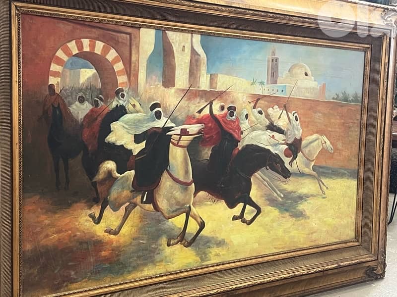 oil painting portraits wood cader 6