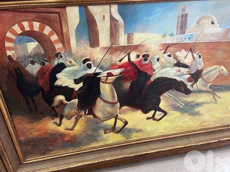 oil painting portraits wood cader 7