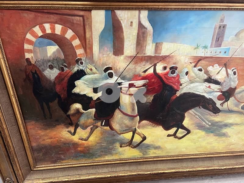 oil painting portraits wood cader 8