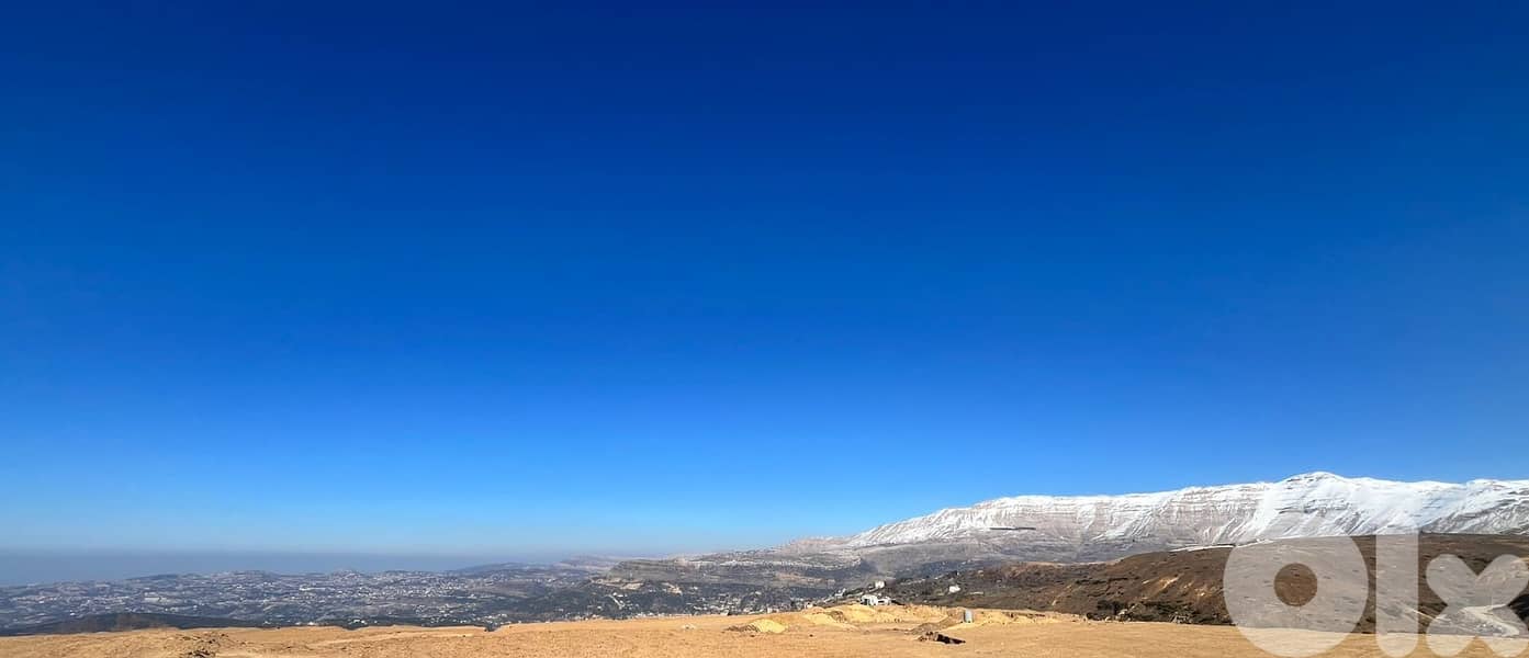 Lands with Amazing location unblockable View From Zaarour Plots 0