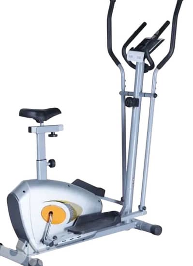Elliptial cross trainer machine