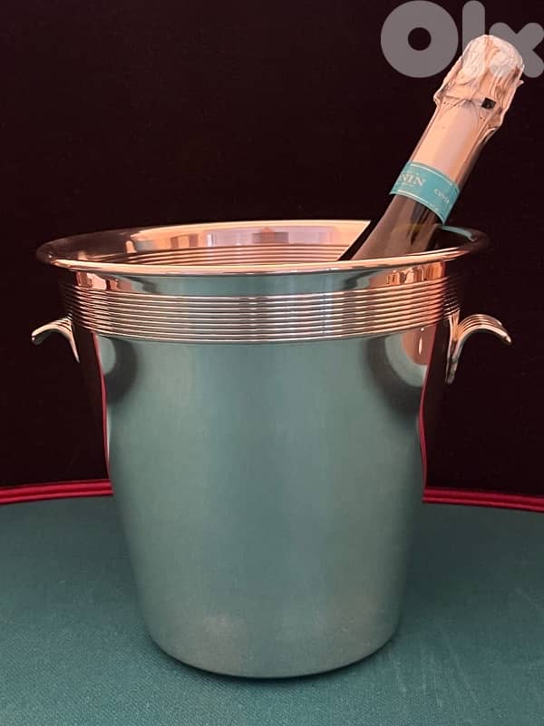 LANCEL vintage Silver champagne bucket 0
