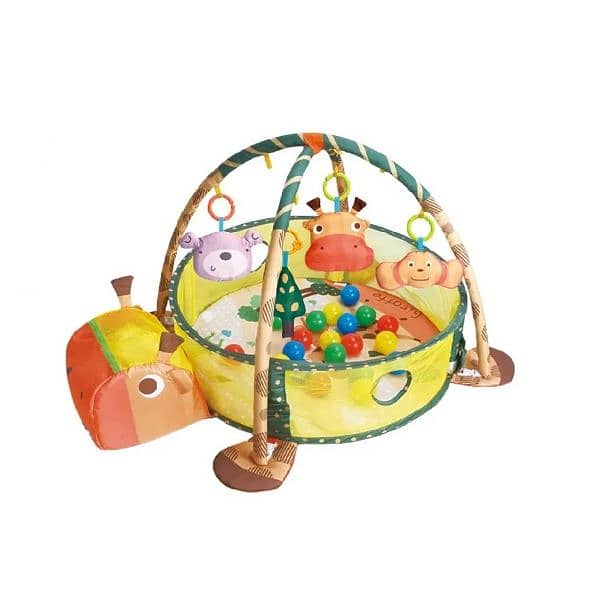 Turtle Baby Activity Gym With Ball Pit 0