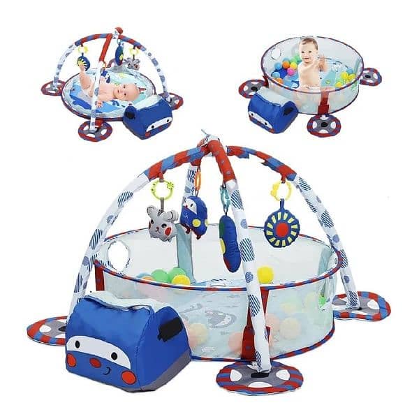 Turtle Baby Activity Gym With Ball Pit 1
