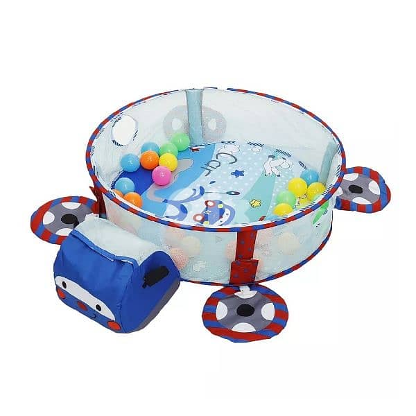 Turtle Baby Activity Gym With Ball Pit 2