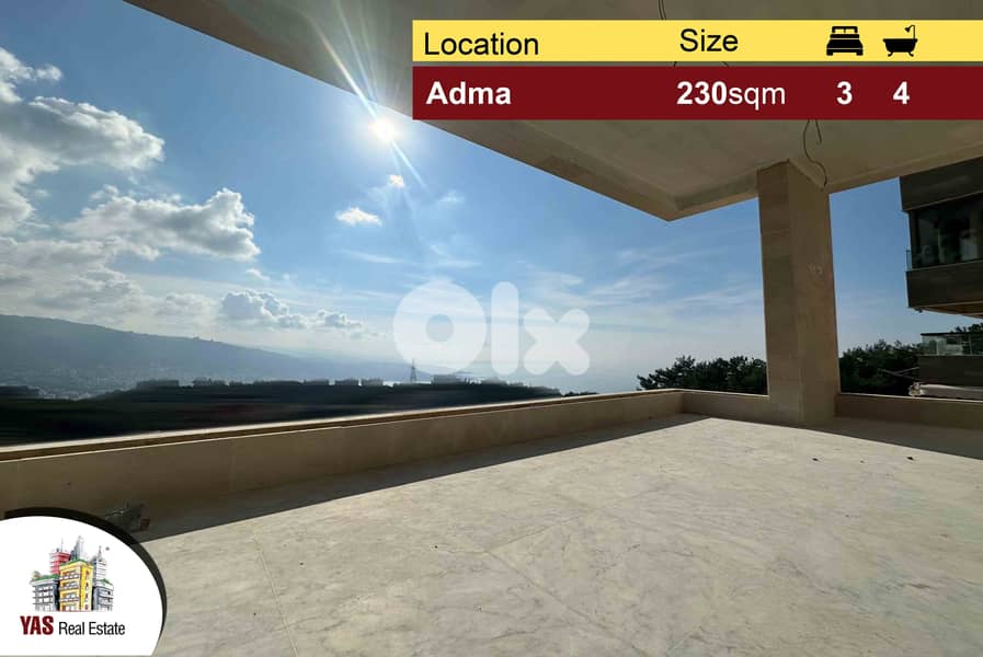 Adma 230m2 | Excellent New Apartment | Panoramic View | RA/YAV | 0
