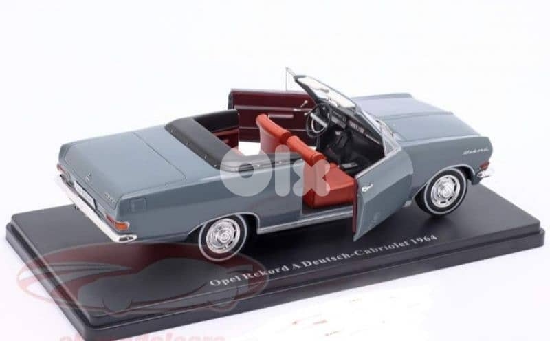 Opel Rekord A 1964 diecast car model 1:24 6
