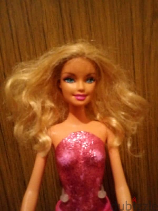 Barbie LOVE HORSE Glitter molded wearing as new doll, bend legs+Shoes 4