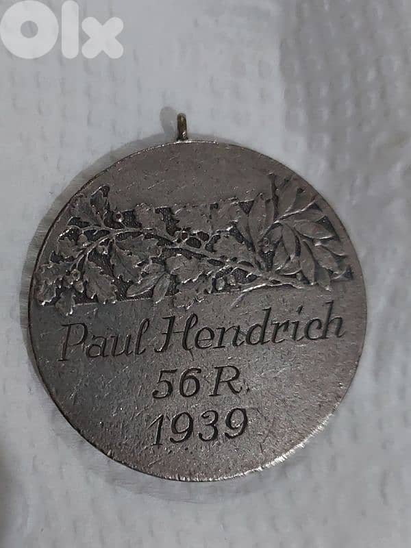 German Nazi Medal Commemorative for the Olympics 1939 1