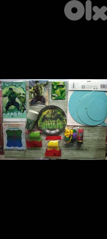 Hulk birthday decoration 1