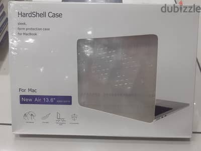 hardshell case macbook air 13.6 clear
