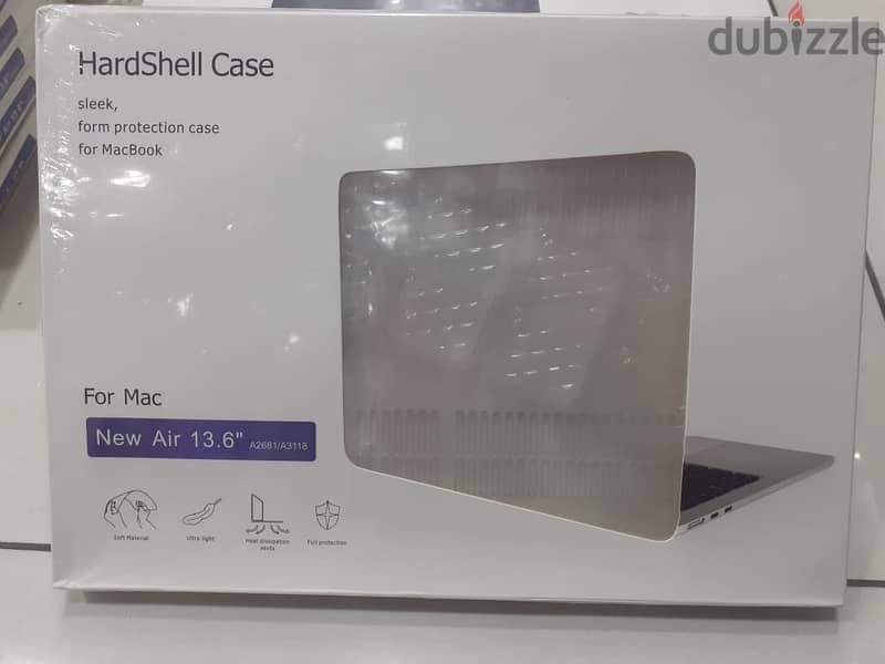 hardshell case macbook air 13.6 clear 0