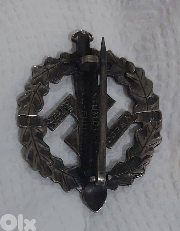 German Nazi Sword Pin World War two WW2 era of Adolf Hitler 1