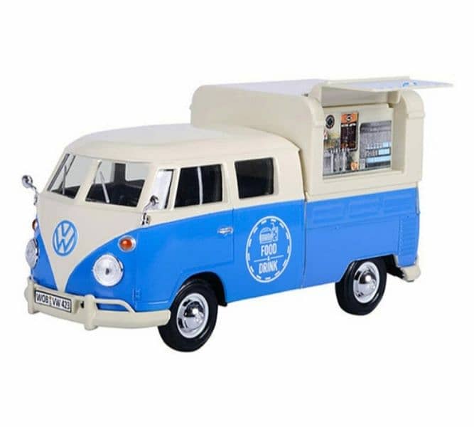 V. W T1 Food Truck diecast car model 1:24. 3