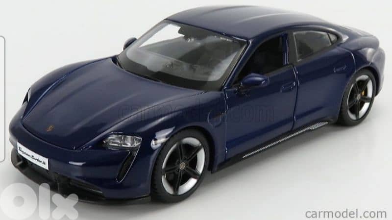 Porsche Taycan Turbo S diecast car model 1:24 0
