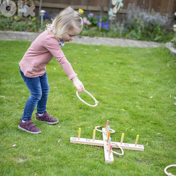 active wooden ring toss game 2