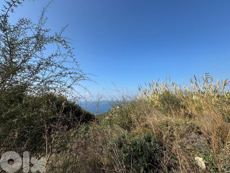 Land + Mountain / Sea View for sale in Halat - أرض للبيع في حالات 0