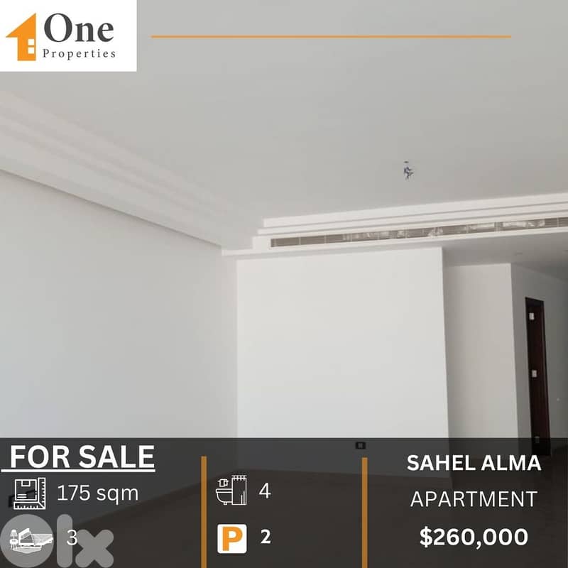 APARTMENT FOR SALE IN SAHEL ALMA 0