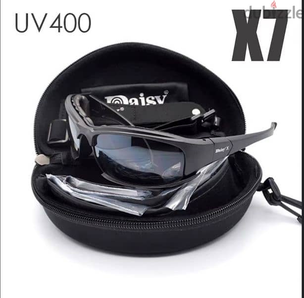 X7 TACTICAL SUNGLASSES 400UV POLARIZED عوينات 0