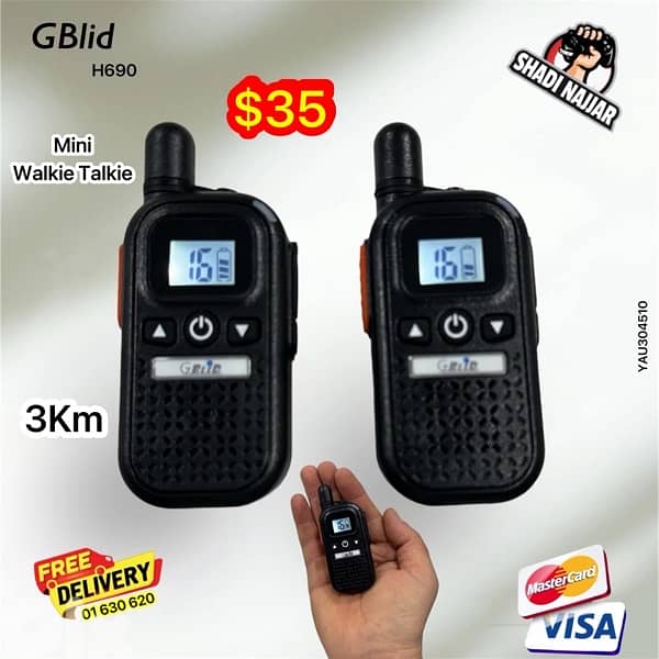 walkie talkie $35 3