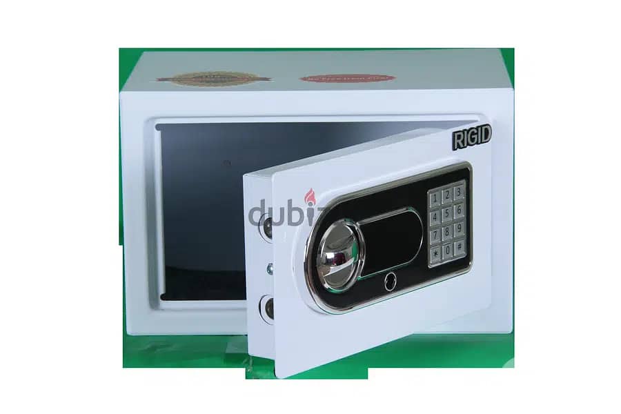 Petty Cash Steal Metalic Safe box 20cm Digital خزنة حديد كاش للنقود 0