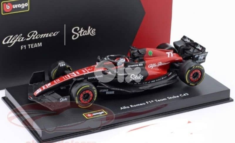 V. Bottas C43 Alfa Romeo #77 (2023) diecast car model 1;43. 0