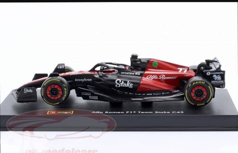 V. Bottas C43 Alfa Romeo #77 (2023) diecast car model 1;43. 2