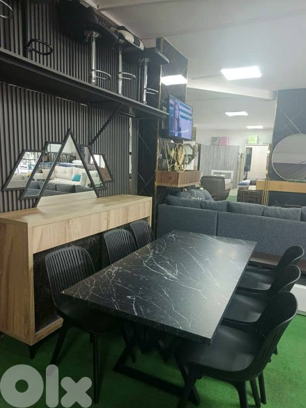 غرفة سفرة كاملة. Full dining room 0
