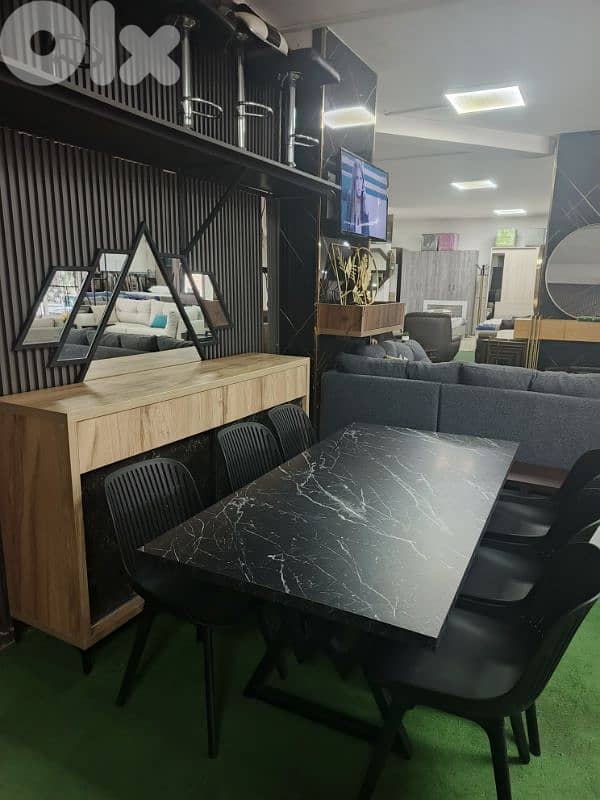 غرفة سفرة كاملة. Full dining room 1