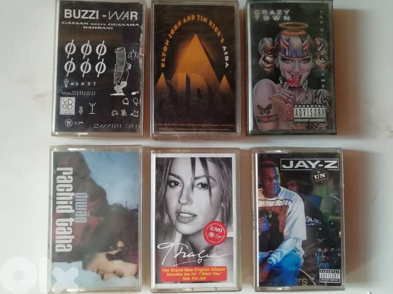 various audio cassettes starting 3$ 1