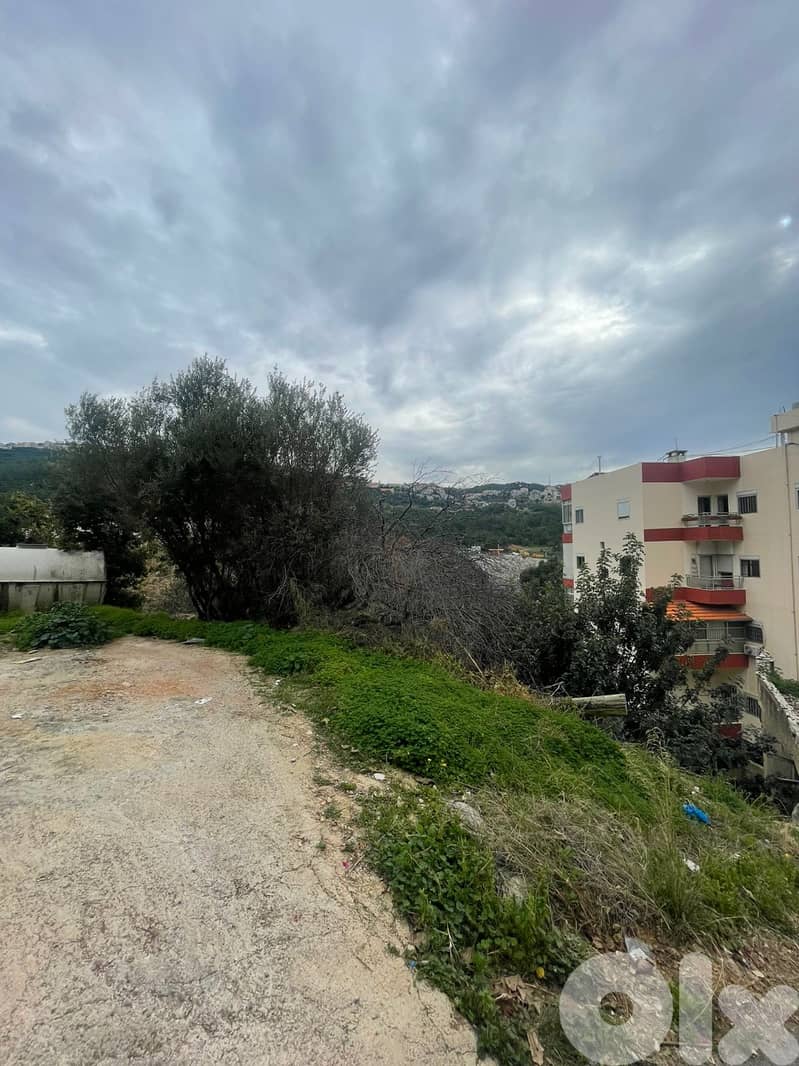 1000 SQM Land in Qannabet Broumana, Metn Overlooking the Mountains 2