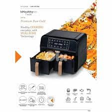 Kenwood Air Fryer 8L kHealthy Fry HFP70.000BK مقلاة كينوود الهوائية 2