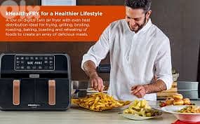 Kenwood Air Fryer 8L kHealthy Fry HFP70.000BK مقلاة كينوود الهوائية 7