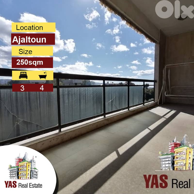 Ajaltoun 250m2 | Excellent Condition | Luxury |  View | Furnished | 0