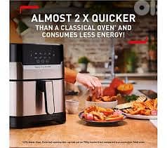 Tefal Airfryer easyfry grill 2in1 digital 4.1L EY505D27  قلاية هوائية 0