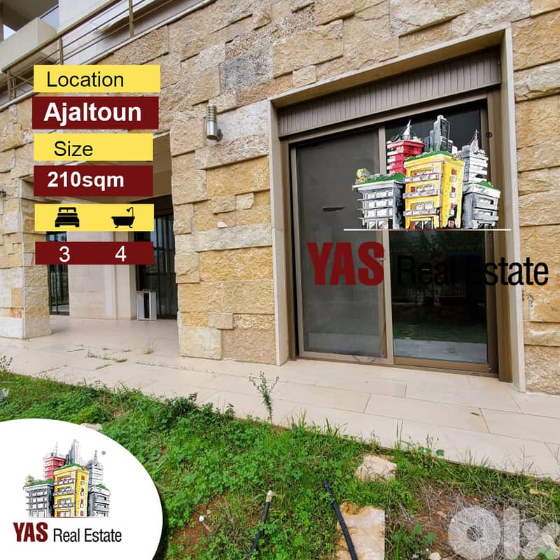 Ajaltoun 210m2 + 70m2 Terrace / Garden | High-End | Brand New | View | 0