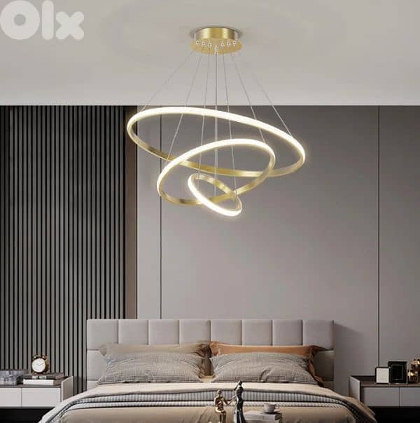 GOLD LED CHANDLIER 0