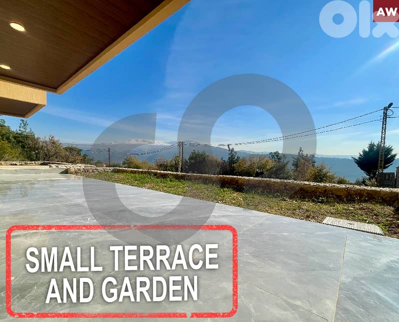 Small terrace and garden- Douar, Metn/دوار, متن REF#AW116921 0